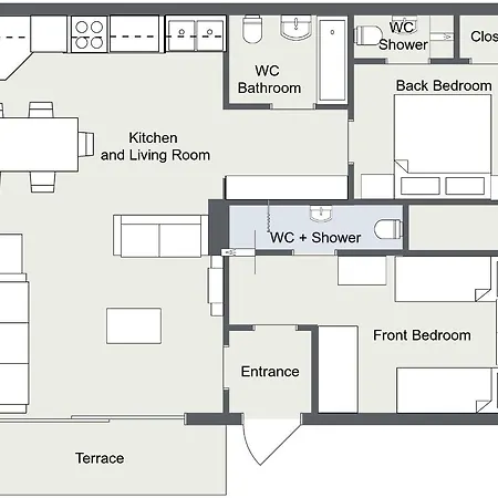 Morzine, Spacious 2 Bedroom Family Apartment *